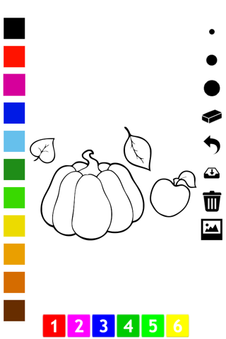 Thanks-giving Coloring Book for Children: Learn to draw and color the holiday of the United States of America screenshot 4