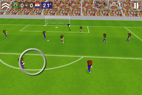 Wonder Goal 2014 - 3D Soccer ! screenshot 2