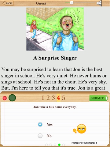 1st Grade Reading Comprehension Fiction Free screenshot 3