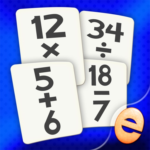 Math Flashcard Match Games for Kids in Elementary School Studying Addition, Subtraction, Multiplication and Division iOS App