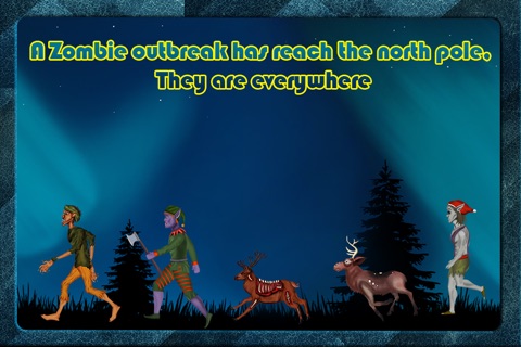 Santa Claus with a shotgun : The Horror Christmas story of winter zombie reindeer & Elf - Free Edition screenshot 2