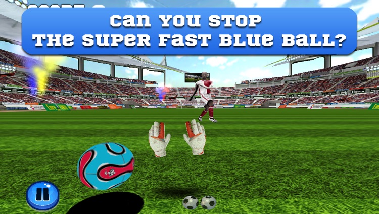 Flick Goalkeeper - Can you stop the soccer ball of a football striker's perfect kick?
