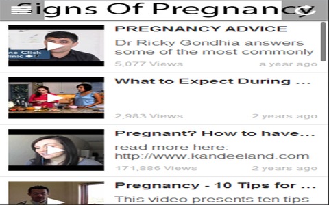 Signs Of Pregnancy screenshot 4