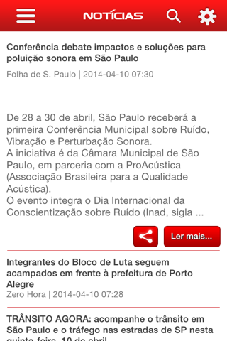 Últimas Notícias Brasil screenshot 2