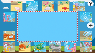海のジグソーパズル - 子供、幼児と親のためのジグソーパズルのゲーム！ 学ぶ 魚、ウナギ、カニ、カメ、水、海、幼稚園、保育園や保育所のためのサメのおすすめ画像3