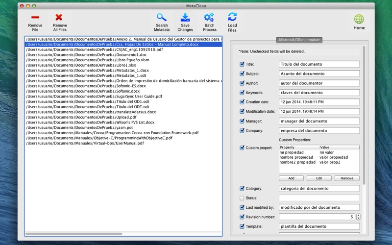 Screenshot #3 pour MetaClean Full