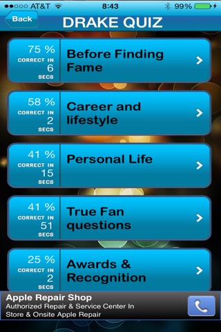 Celebrity Fan Quiz - Drake edition screenshot 2