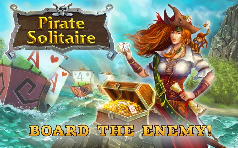 Screenshot #1 pour Pirate Solitaire Free