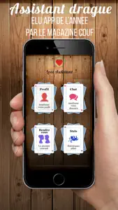 Assistant drague - Conseil d'amour pour séduire en ligne et en RDV screenshot #1 for iPhone
