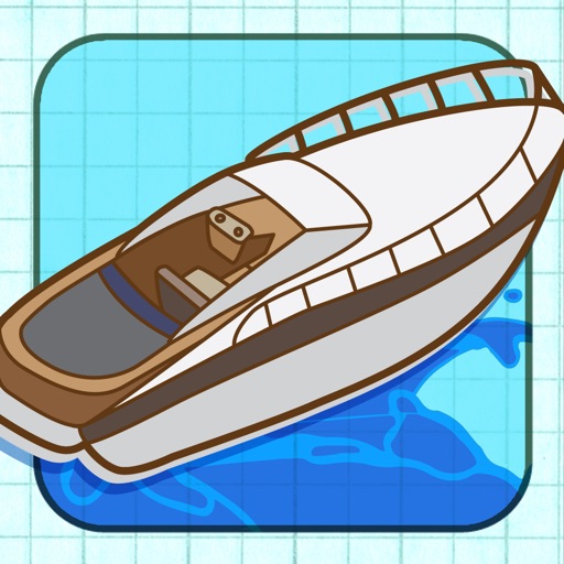 Doodle Speed Boat Stunt Race - Free Jet Ski Racing Game icon