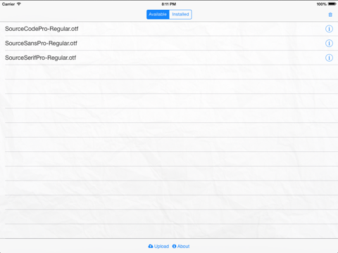 Screenshot #4 pour aoFont - Install font as you wish