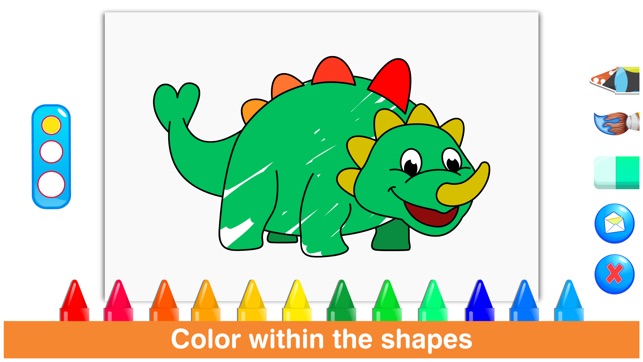 Tabbydo Dino Colorbook Free : Explore the dinosaur coloring (圖2)-速報App