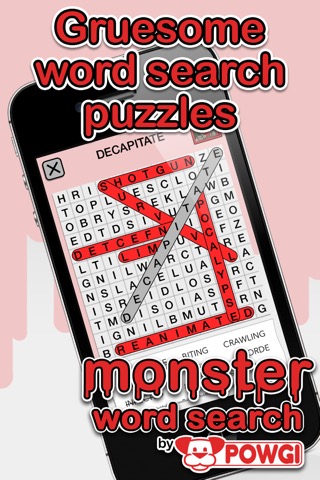 Monster Word Search by POWGIのおすすめ画像1