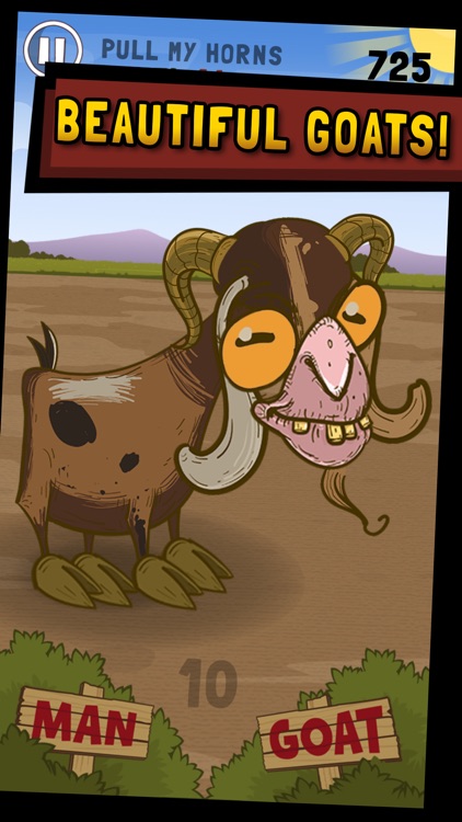 Man Or Goat - a funny game about goat noises