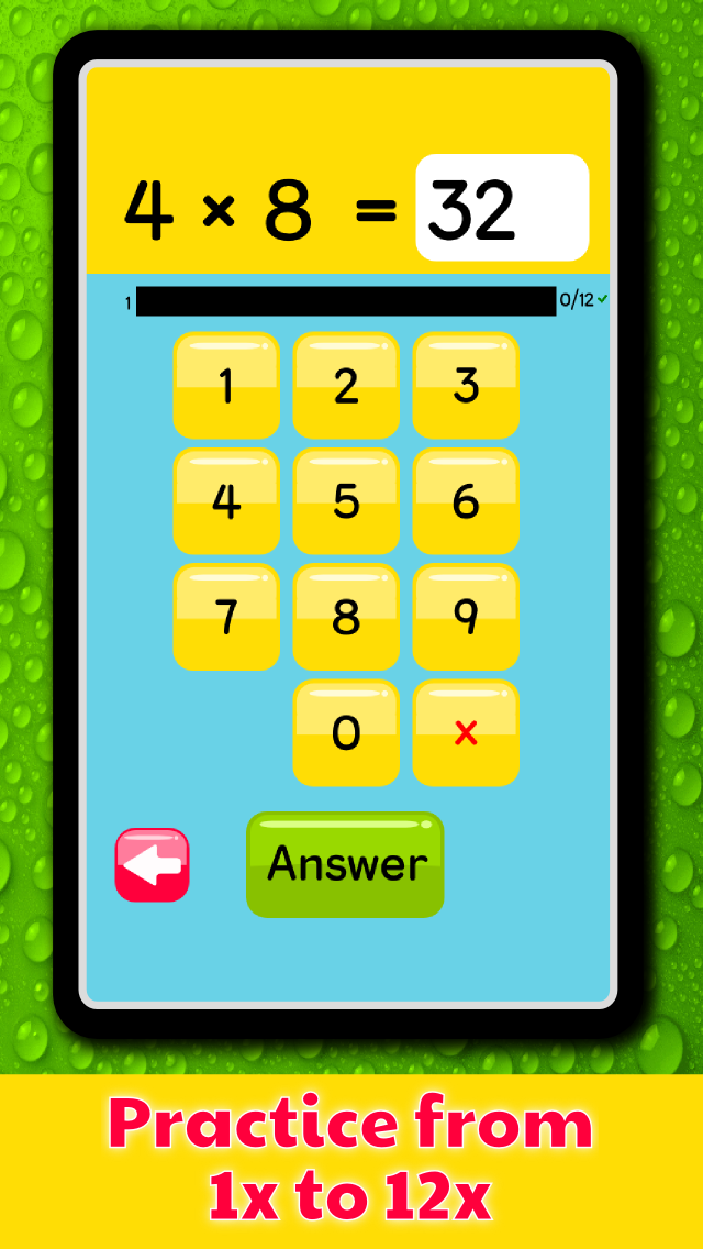 Screenshot #2 pour Multiplication Test de Vitesse. Devenir un Maître de la Multiplication!