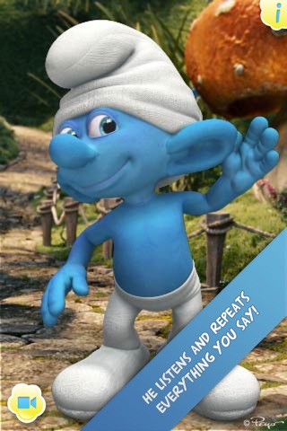 iTalk Smurf screenshot 2