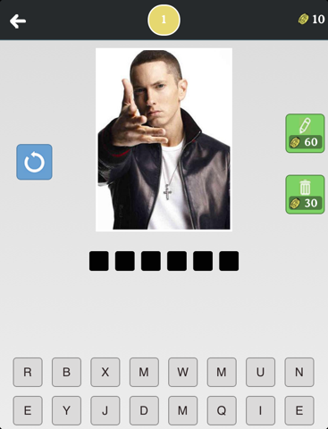 Screenshot #4 pour Chanteur Quiz - Musique, trouvez qui est la celebrite!