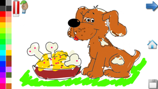 Screenshot #3 pour Coloriages pour enfants en bas âge: Chiens et Chiots ! - Livre de coloriage pour enfants - GRATUIT -  Jeux pour enfants - app pour enfants