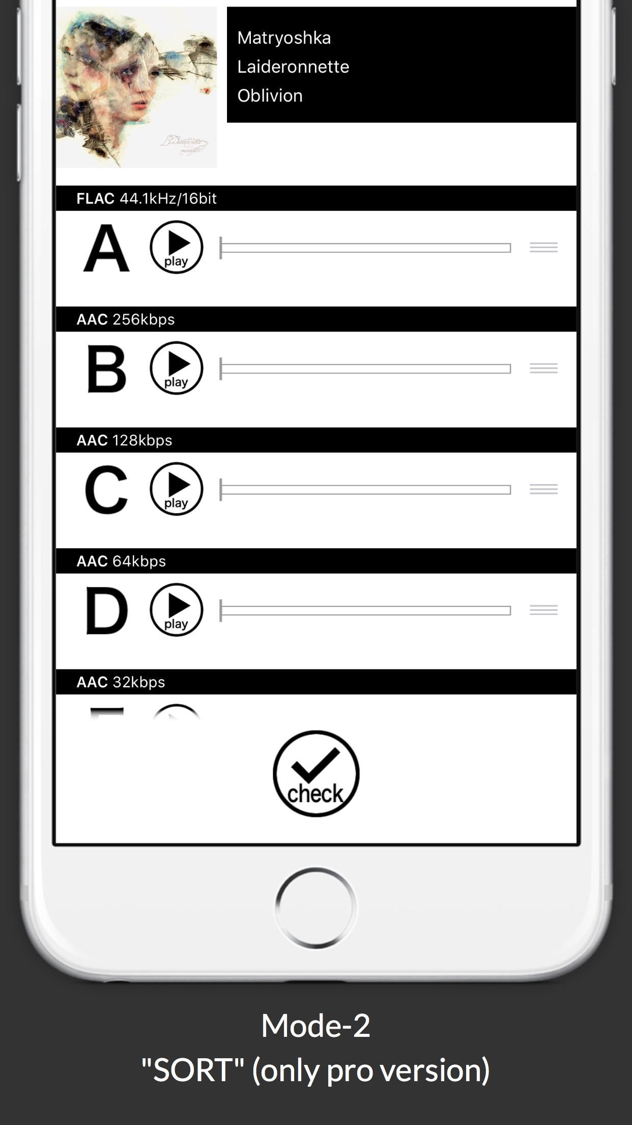 hi-blind : Blind Listening Test with High Resolution Audio screenshot 3