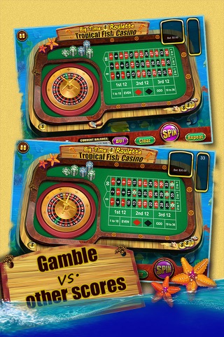 Roulette of Tropical Fish Casino 777 (Win Big) screenshot 3