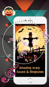 Amazing Scary Halloween Sounds & Spooky Ringtones for iPhone,iPad & iPod screenshot #1 for iPhone