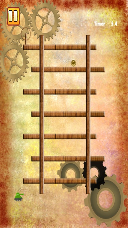 Gravity Ball Puzzle - Steampunk Rolling Brass Challenge screenshot-3