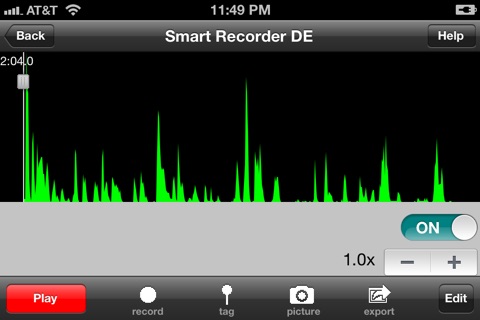 Smart Recorder DE Classic Lite - The free music and voice recording app screenshot 2
