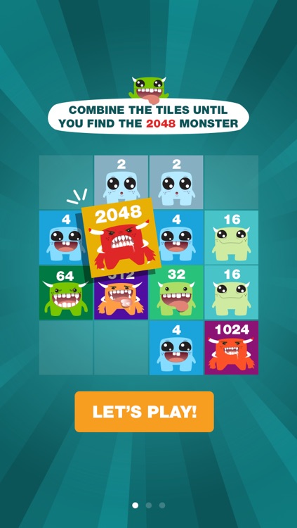 2048 Monster: Numbers Sliding Puzzle Game screenshot-4