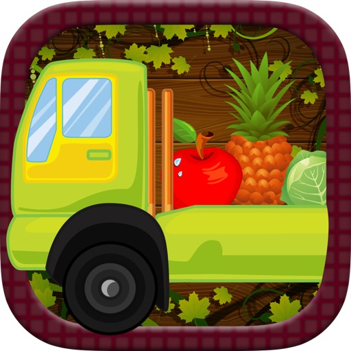Fruits & Veggies Monster Truck - Super Market Extreme Delivery Game Icon