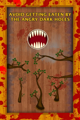 Evil Wood Infinity Labyrinth : The happy smiley ball and the angry dark holes - Free Edition screenshot 3