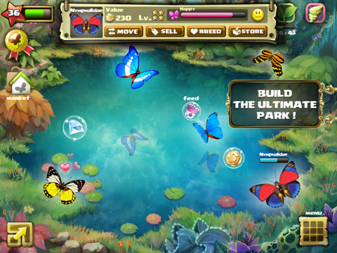 Amazing Butterfly Farm HD screenshot 3