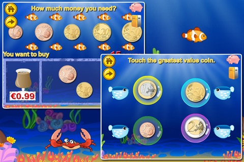 Euro€: Coin Math  educational learning games for kids screenshot 3