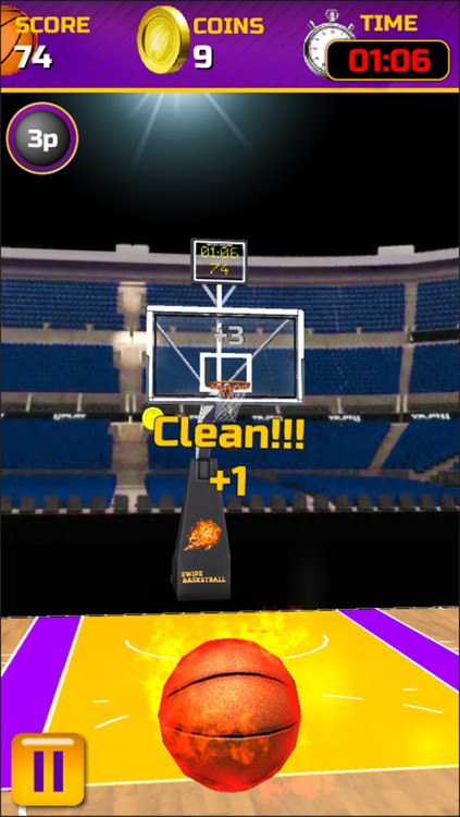 Swipe Basketball by U-Play Online