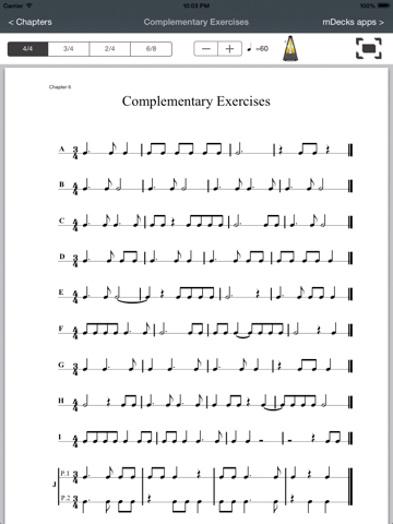 Screenshot #6 pour Rhythmic Vocabulary For All Instruments : Fundamental Studies