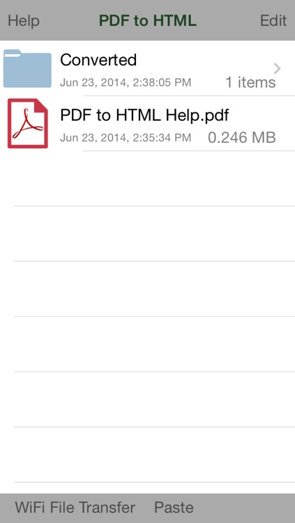 PDF to HTML Converter
