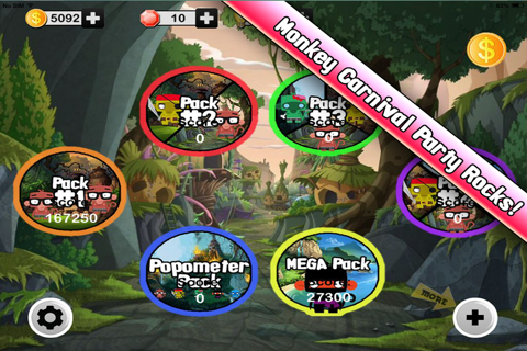 Monkey Party Pop in Wonderland: A New Banana Champion screenshot 2