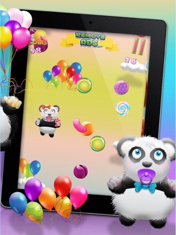 赤ん坊のパンダベアーズキャンディレイン - 版無料ゲームジャンピング楽しいキッズ！ Baby Panda Bears Candy Rain - A Fun Kids Jumping Edition FREE Game!のおすすめ画像3