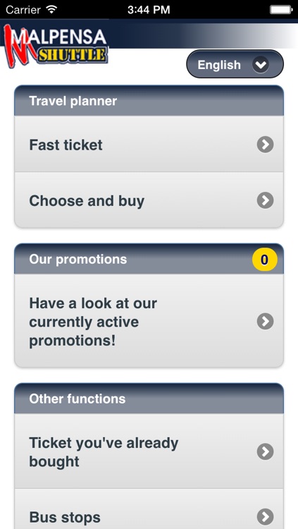 MXP Shuttle Mobile