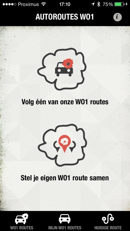 Autoroutes Eerste Wereldoorlog in de Westhoek
