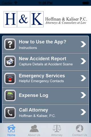 Accident App by Hoffman & Kaliser, P.C. screenshot 2