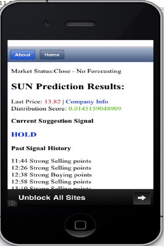 Stock Predictor screenshot 2