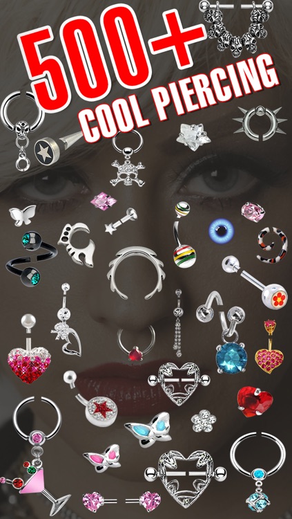 Pimp My Piercing PRO - Virtual Body Piercing Booth - Face Tune App for Your Virtual Face Makeover
