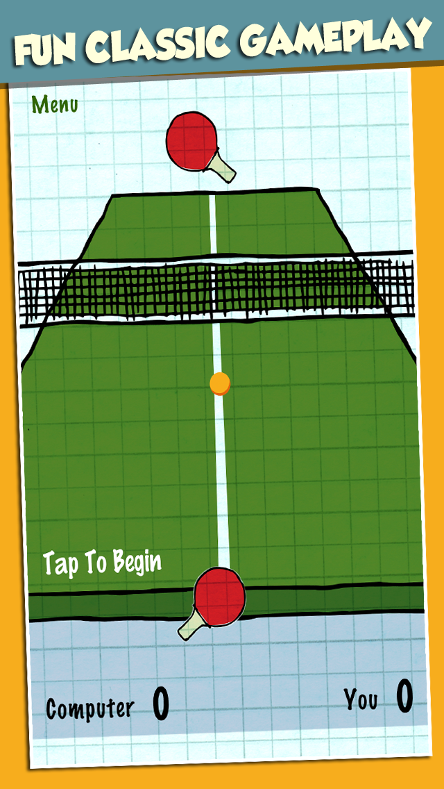 Screenshot #1 pour Ping Pong Doodle Battle For The Meilleur Top King Paddle ! - jeu amusant gratuit