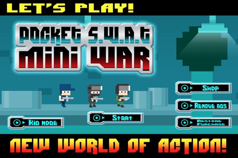 Pocket SWAT Mini War Free: The battle for street control screenshot 2