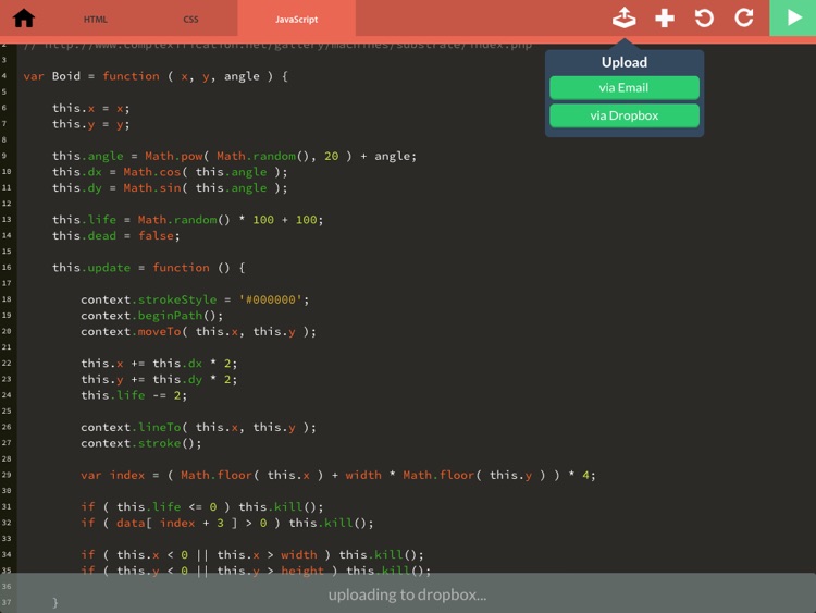 Codepad - HTML/CSS/JS programming tool