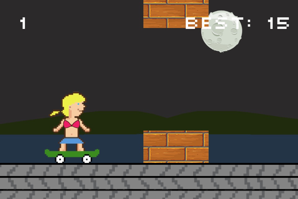 Naked Skater : Chick Edition screenshot 2