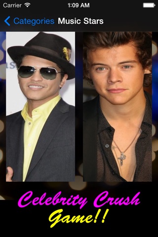 Crush Picker Detector: Hollywood Edition - Celebrity Star Clicker Game screenshot 2