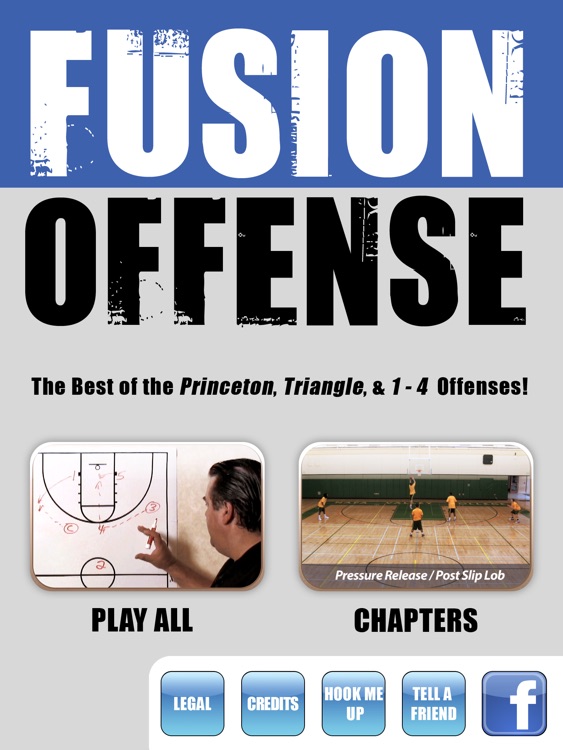 The FUSION Offense: Princeton, Triangle & 1 - 4 - With Coach Jamie Angeli - Full Court Basketball Training Instruction - XL