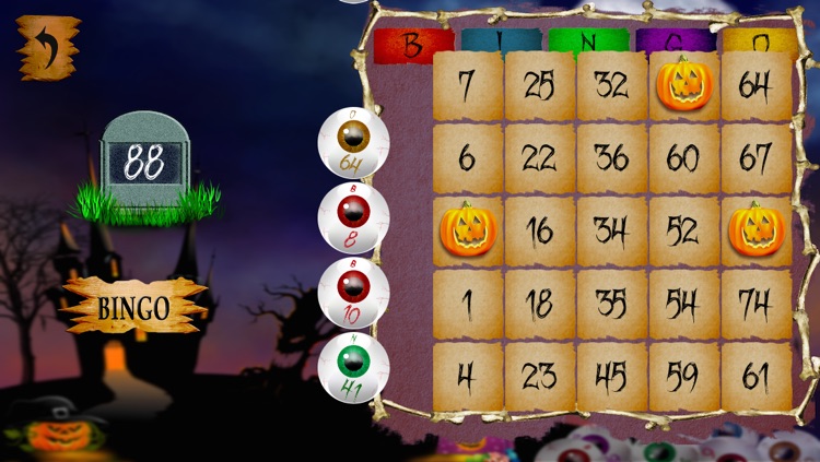 Halloween Bingo Party Treat Pro