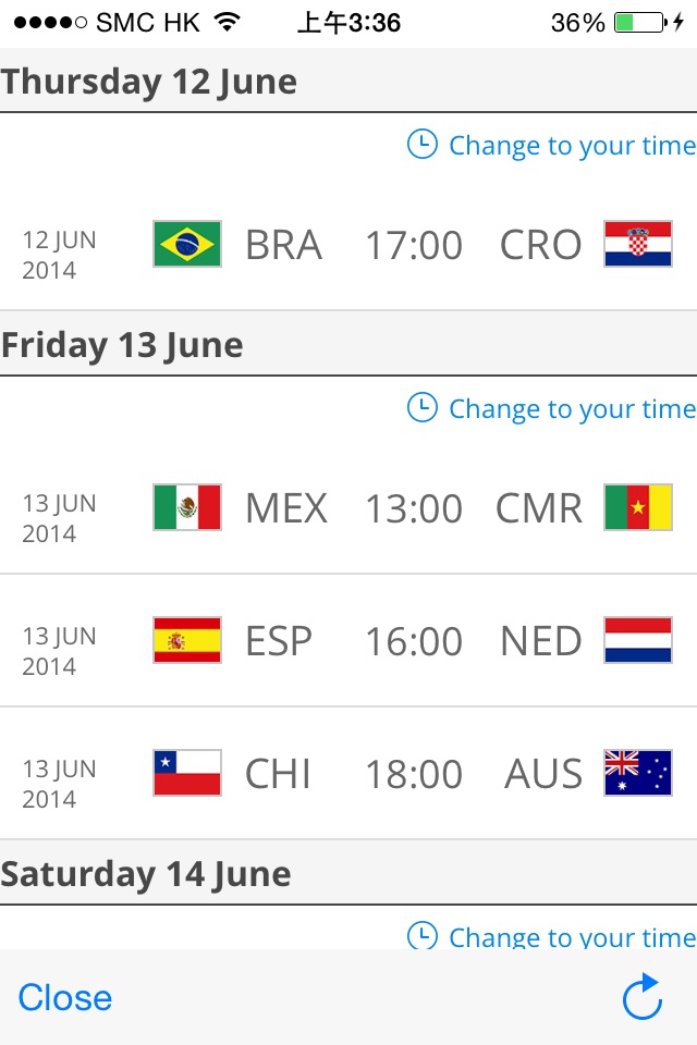 Soccer 2014 Brazil, live Results, Caxirola Shake, Horn Sound screenshot 3